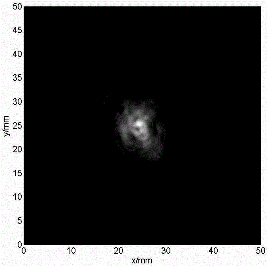 Ultrashort pulse microwave thermoacoustic breast imaging detection device