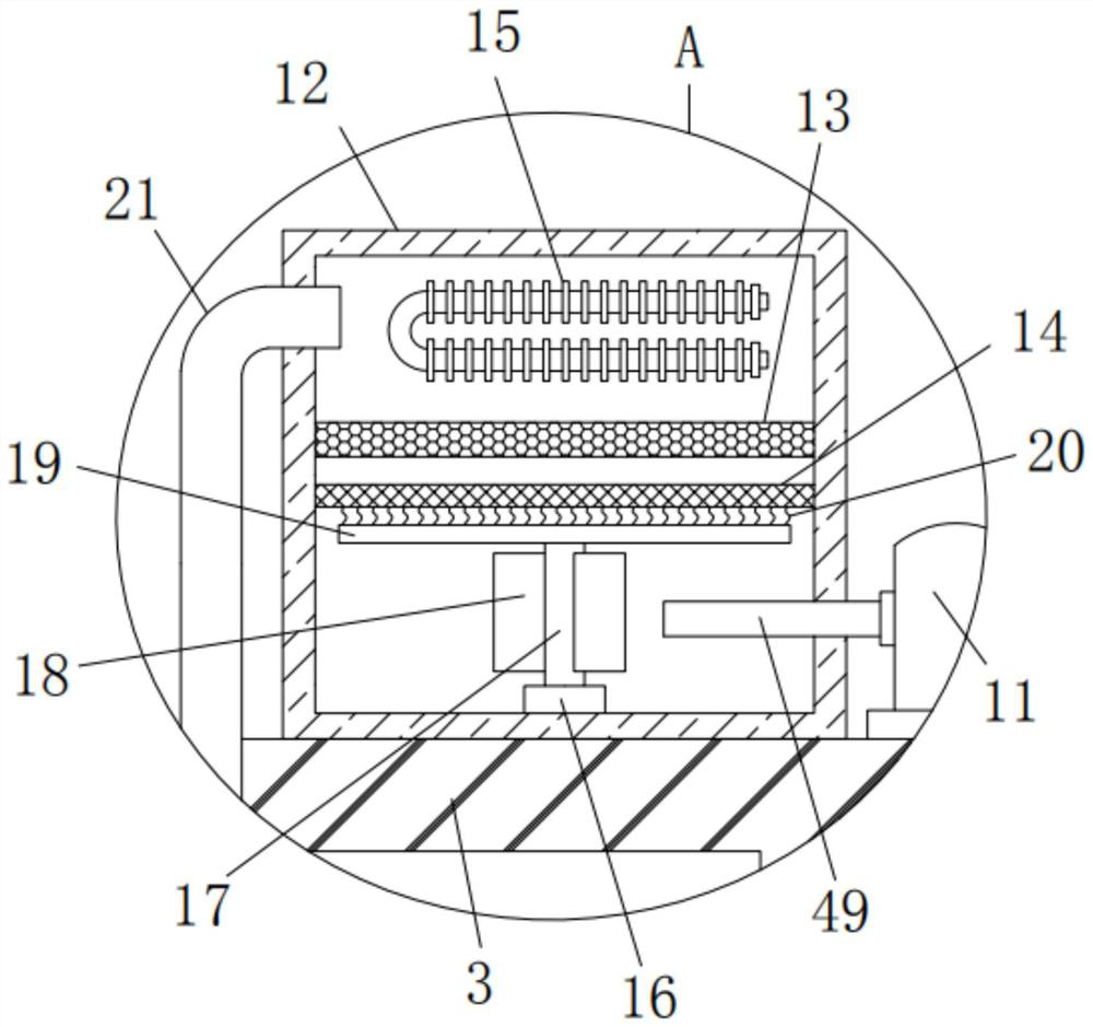 Melt-blown fabric production device with automatic winding function