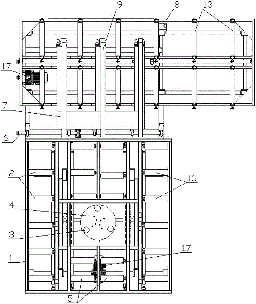 90-degree plate rotating machine