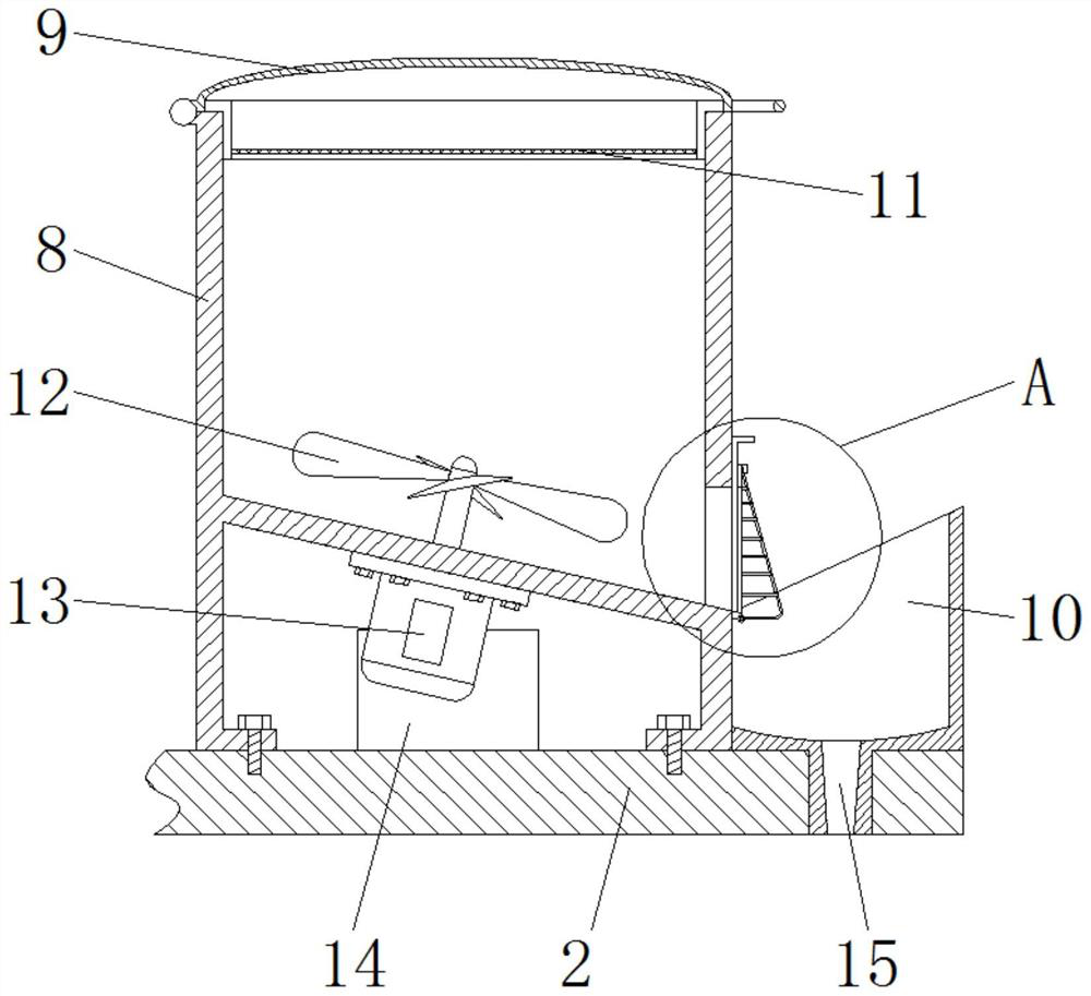 A pavement seam filling machine for conveniently adjusting the size of the seam filling