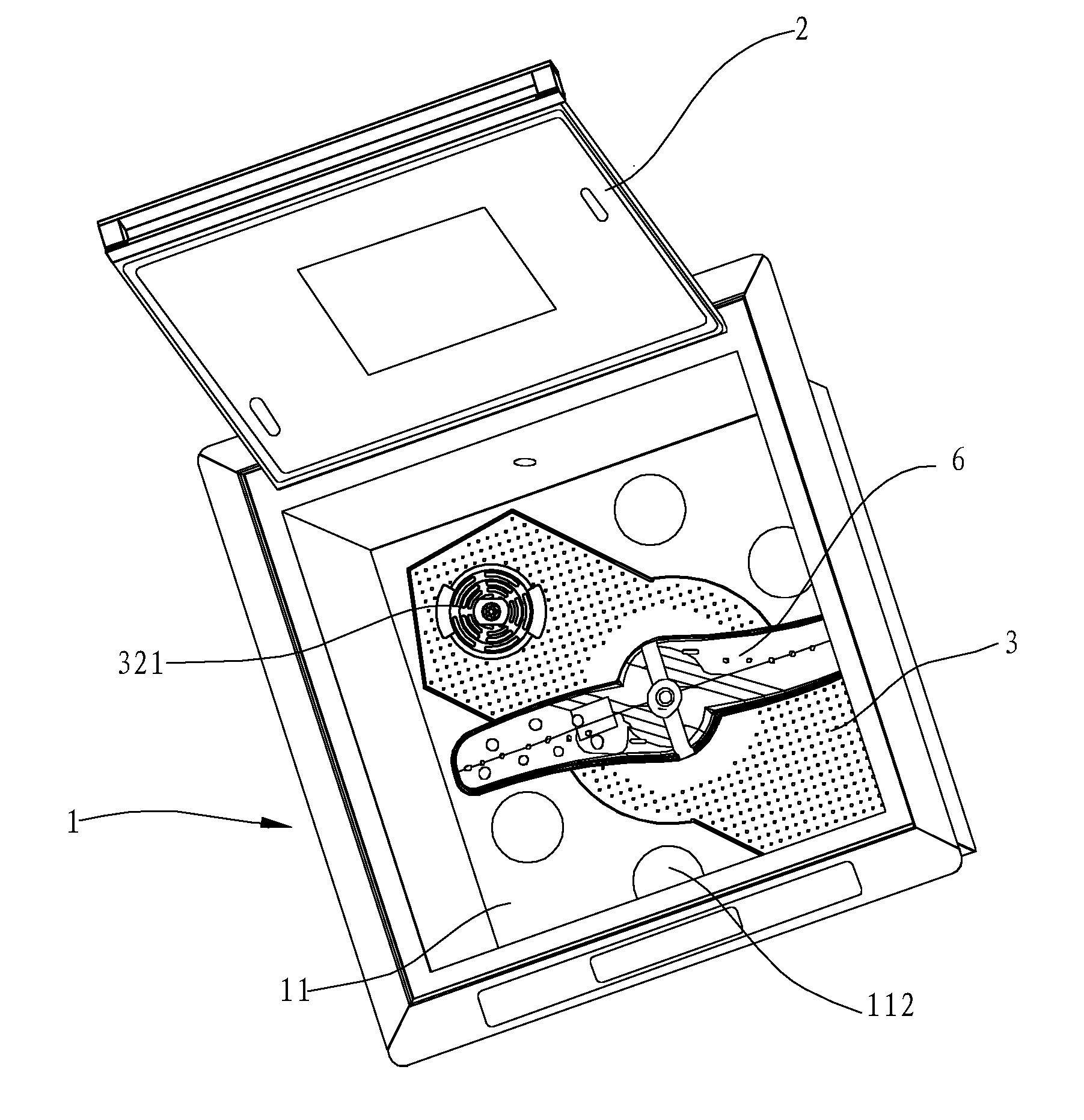 Rotating spray wall used in washing appartus and application thereof