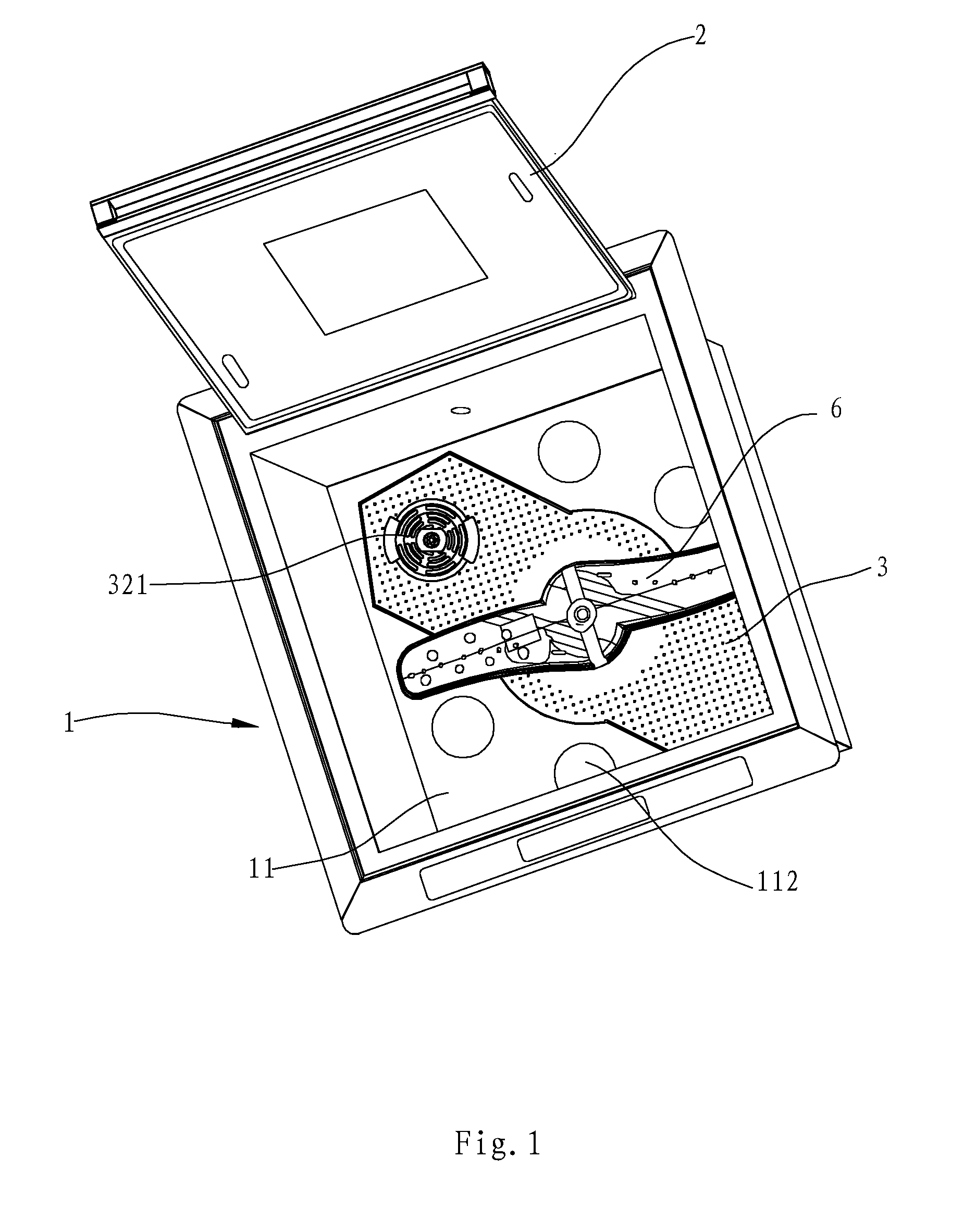 Rotating spray wall used in washing appartus and application thereof