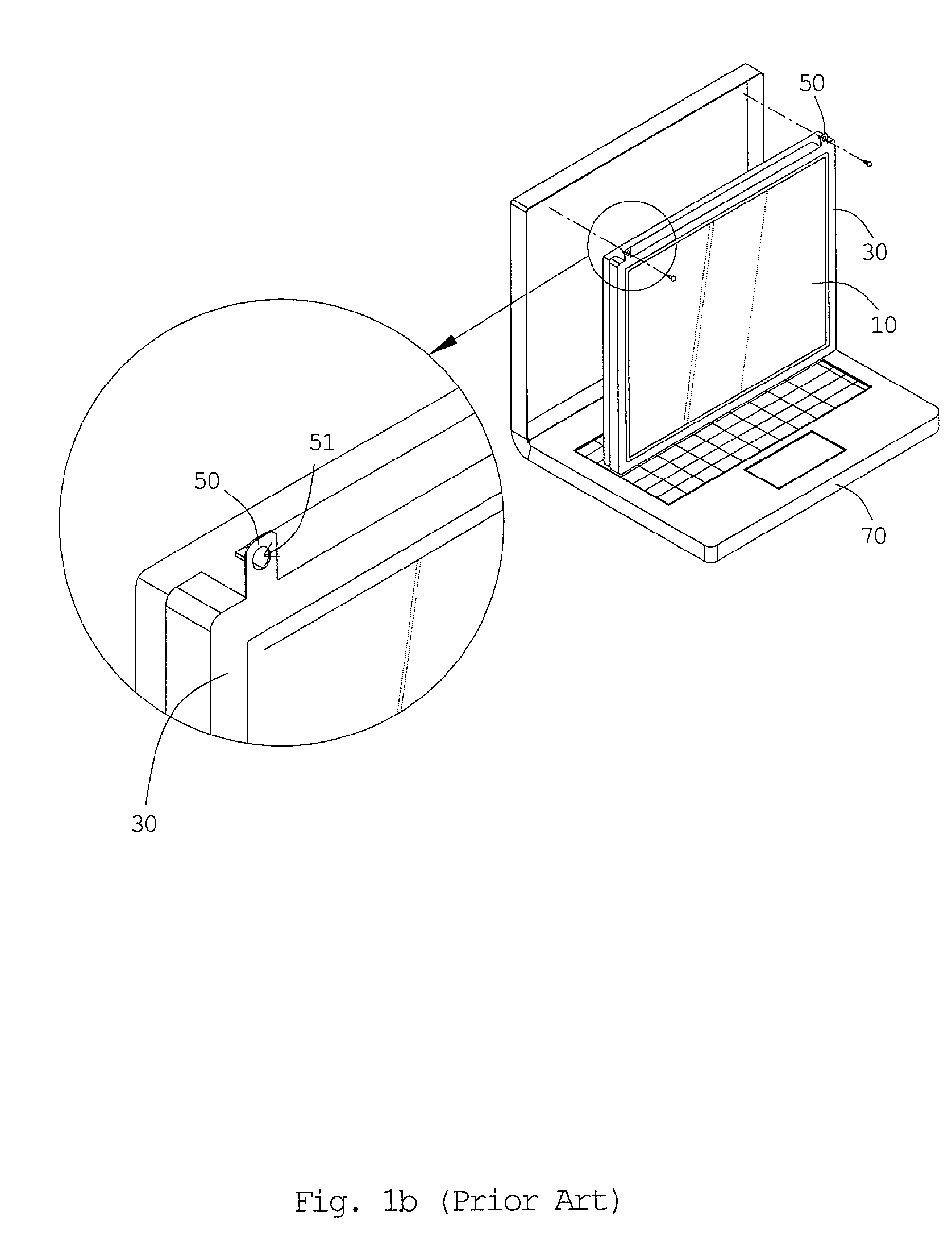 Frame with a mounting ear, display device using the frame and a method of manufacturing the same