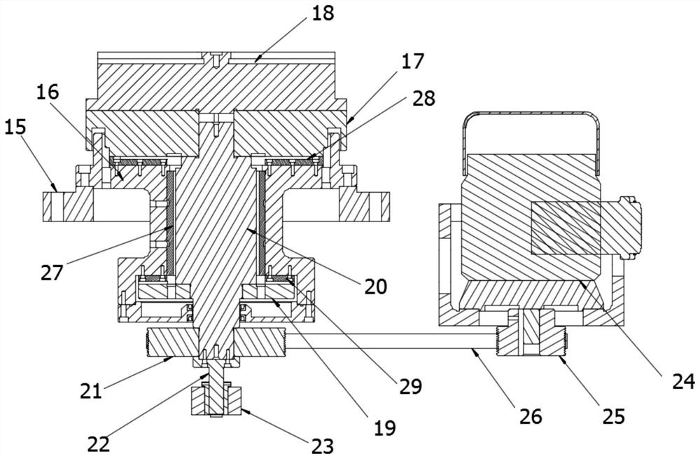 Vertical internal and external grinding machine capable of simultaneously grinding internal and external circles