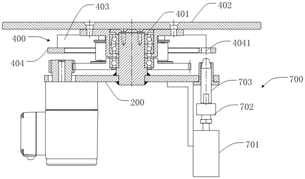 Turntable structure