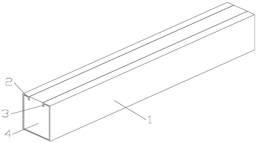 A composite building support and its manufacturing method