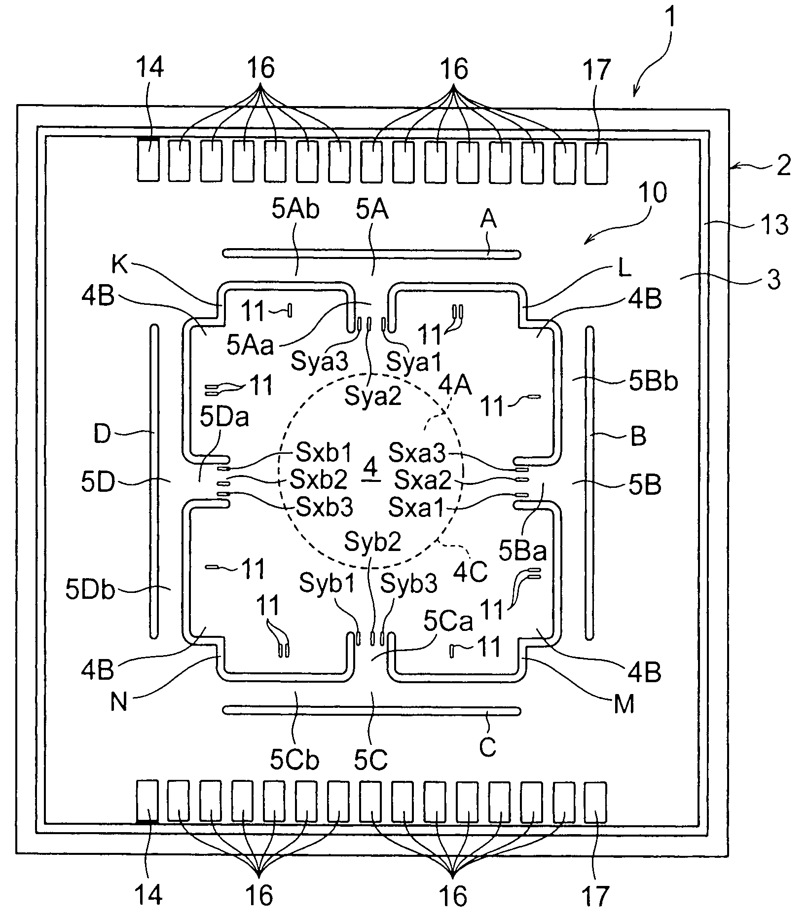 Force sensor chip