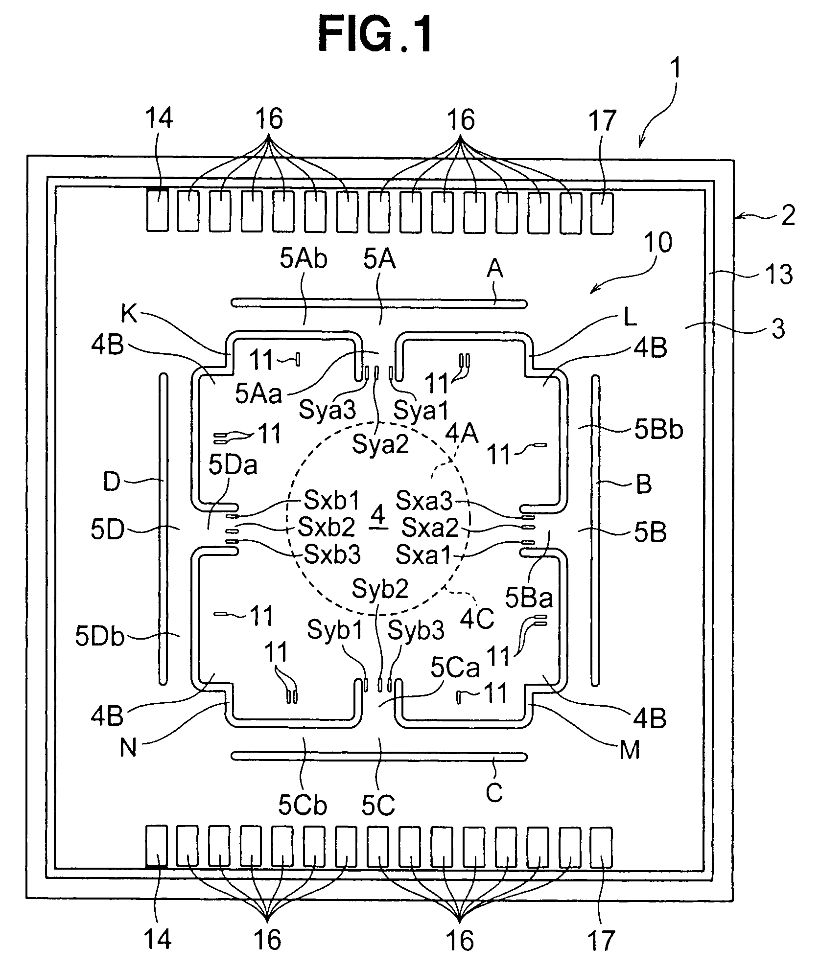 Force sensor chip