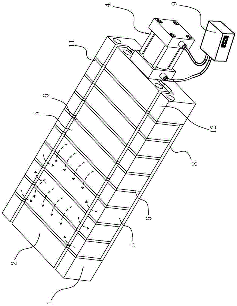 Planar permanent-magnetic working table