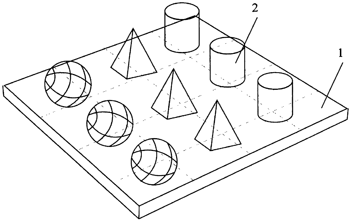 Micro-carving three-dimensional identification secret marker and formation method thereof