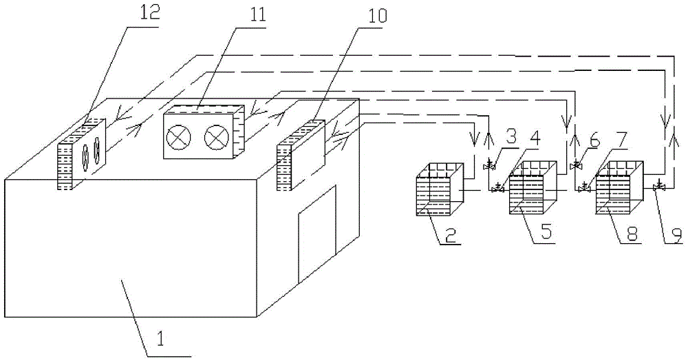 Three-stage step cooling super-low temperature cold store