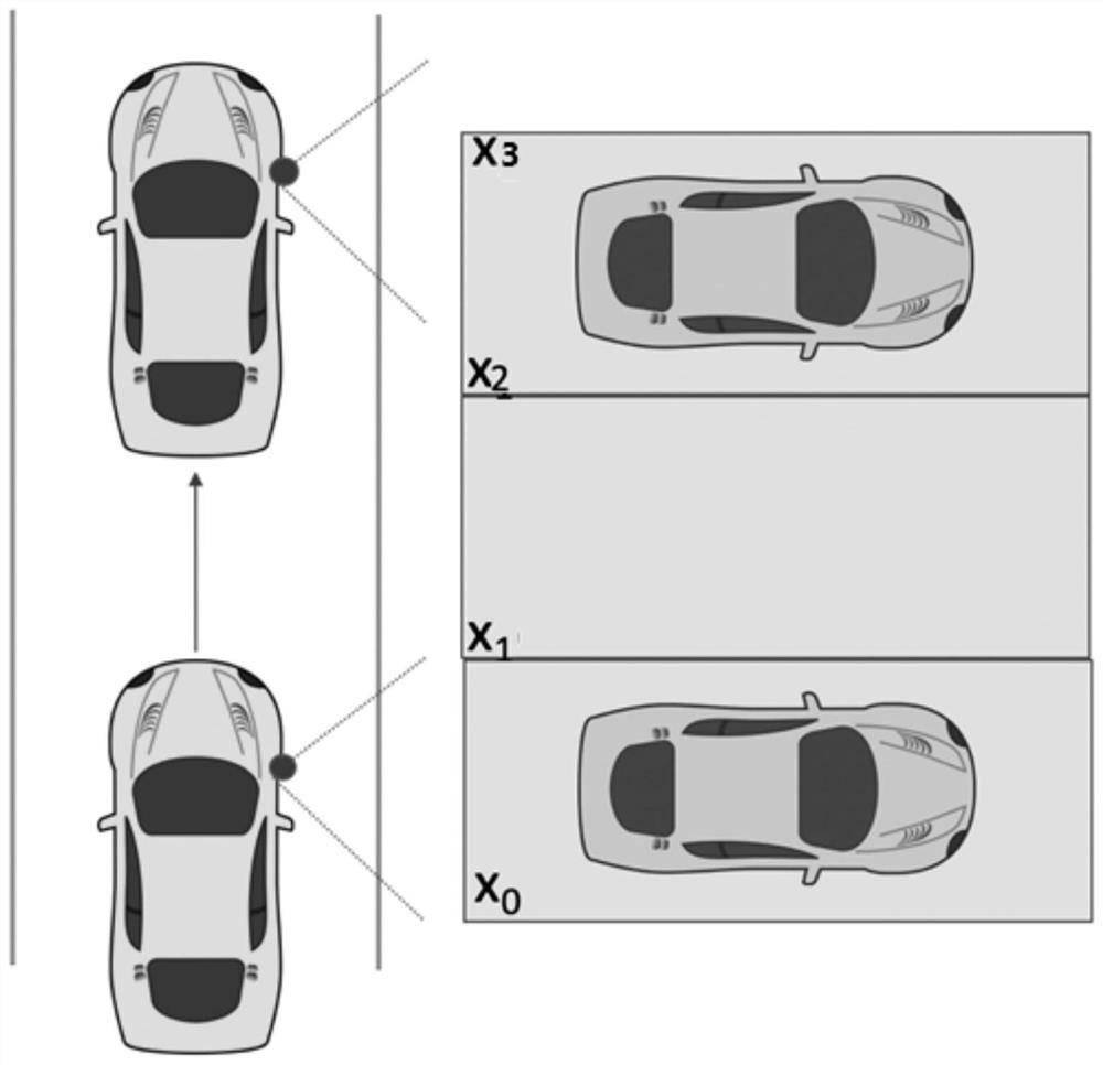 Method, system and vehicle for identifying empty parking space