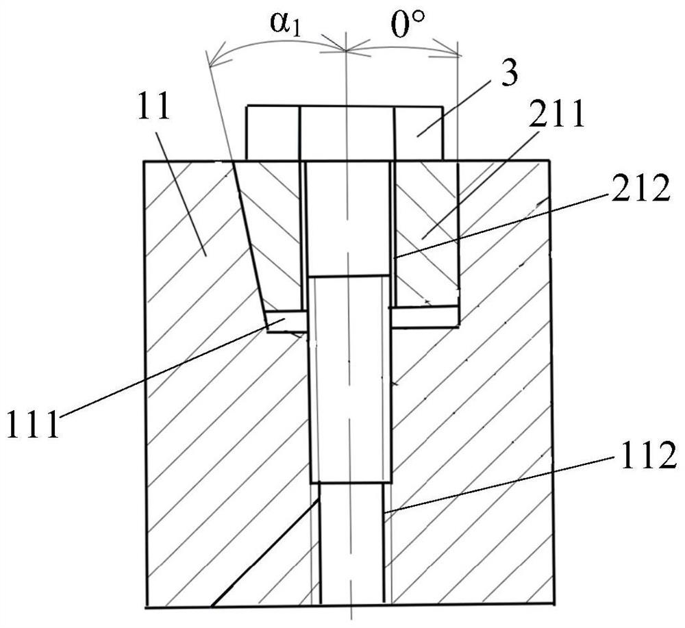 Connecting structure of axle bracket and thrust rod