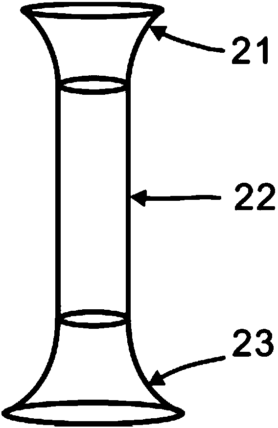 A multi-nozzle air bubble spinning device