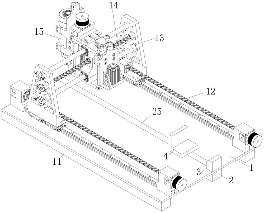 Production device and process for stone crystal wallboard with carving groove