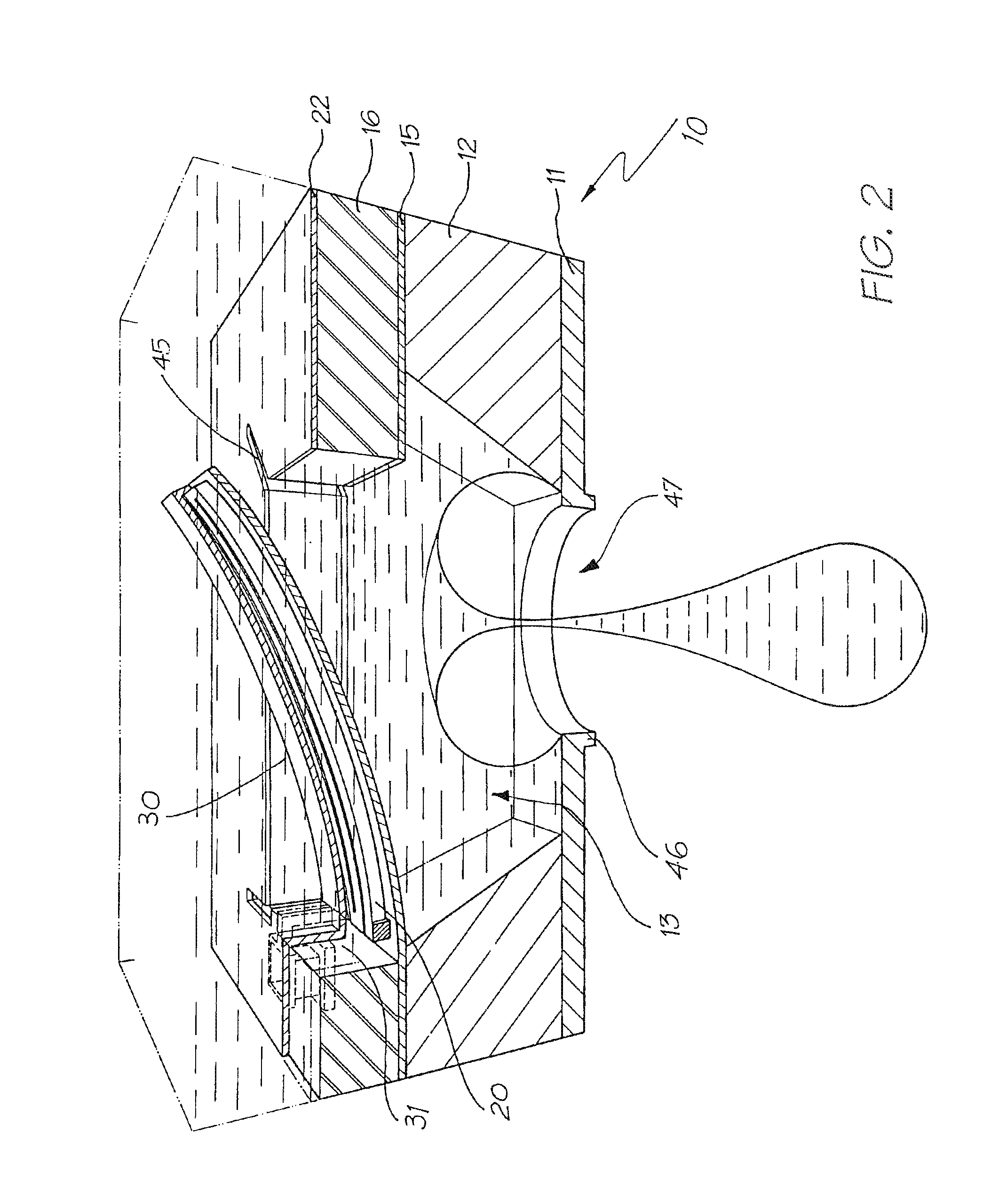 Printhead IC With Low Velocity Droplet Ejection