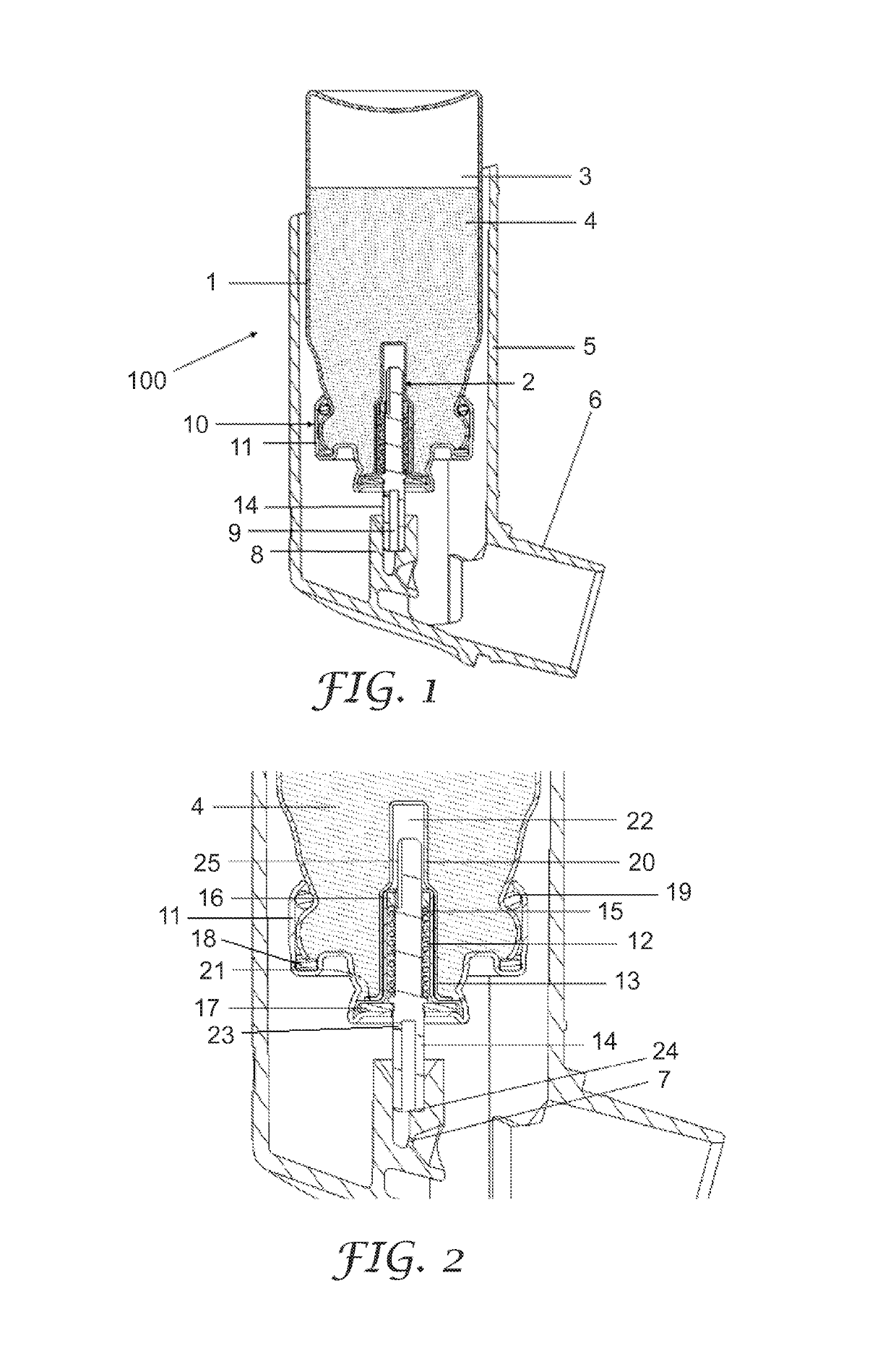 Valve for pressurized metered dose dispenser