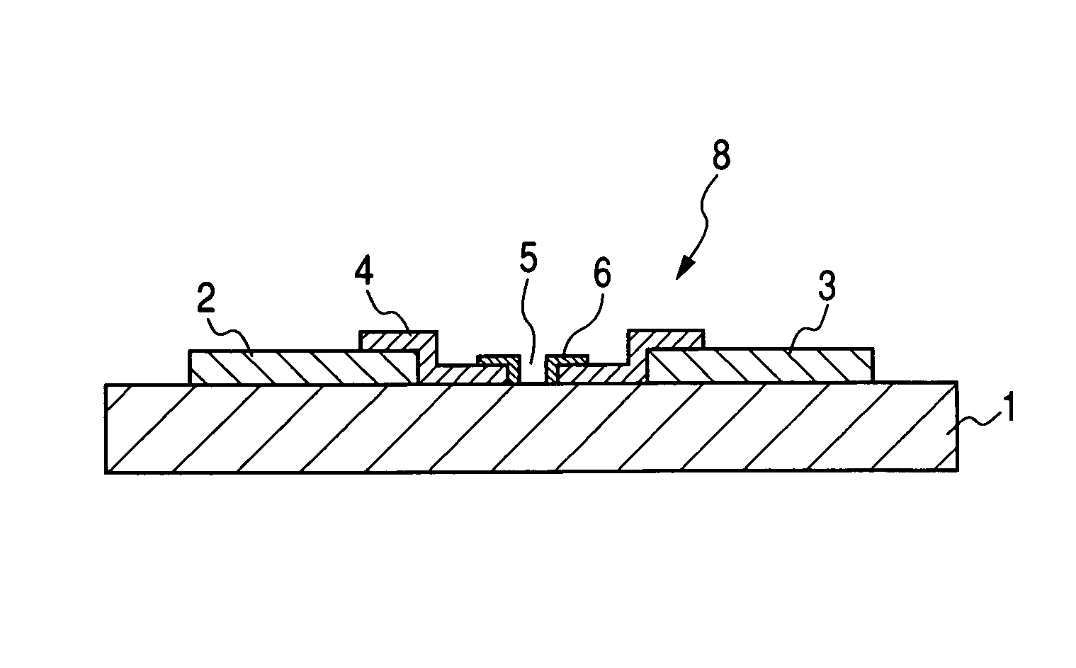 Electron emitting devices having metal-based film formed over an electro-conductive film element