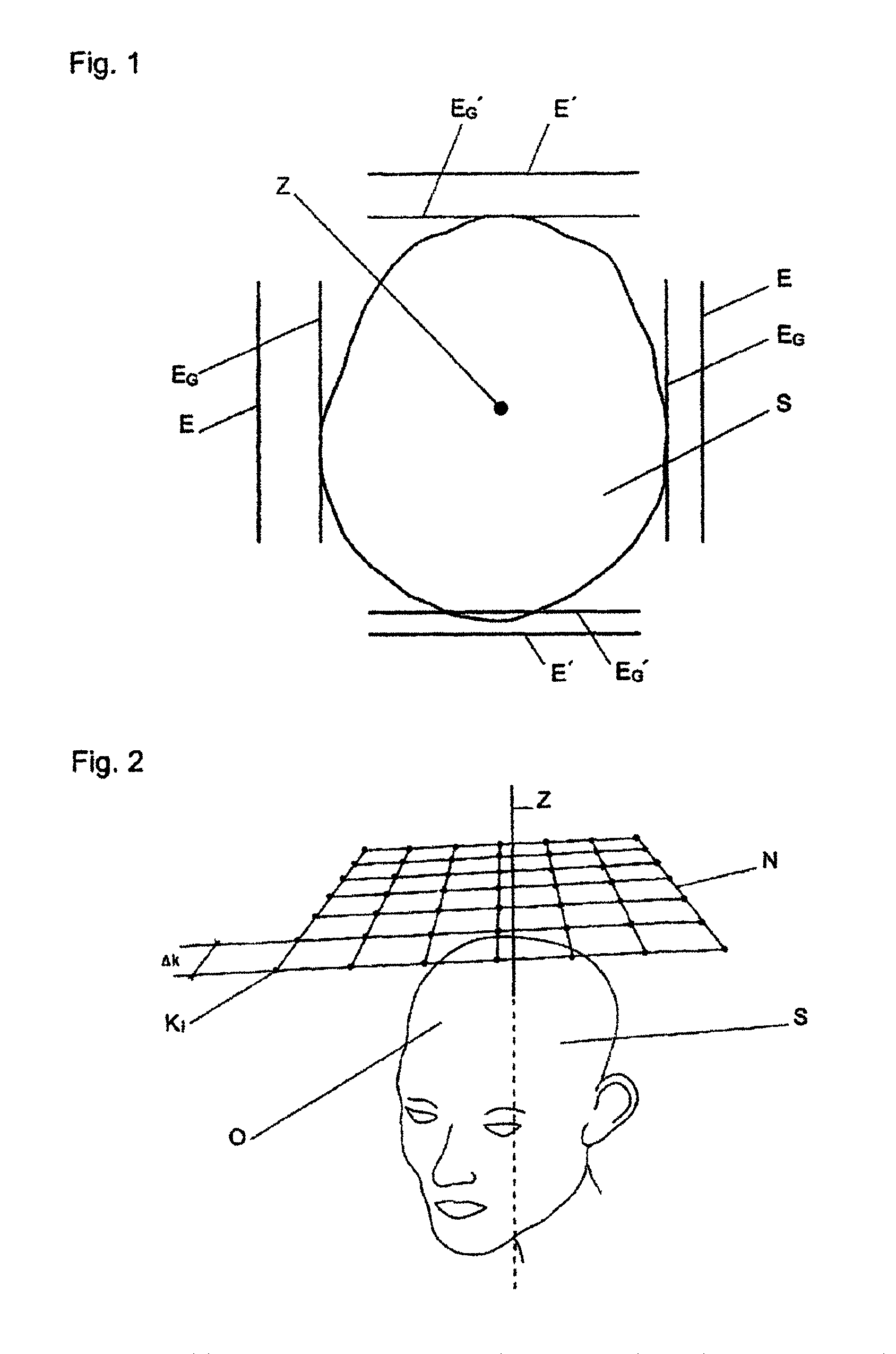 Method and device for processing 3-D image data of a skull