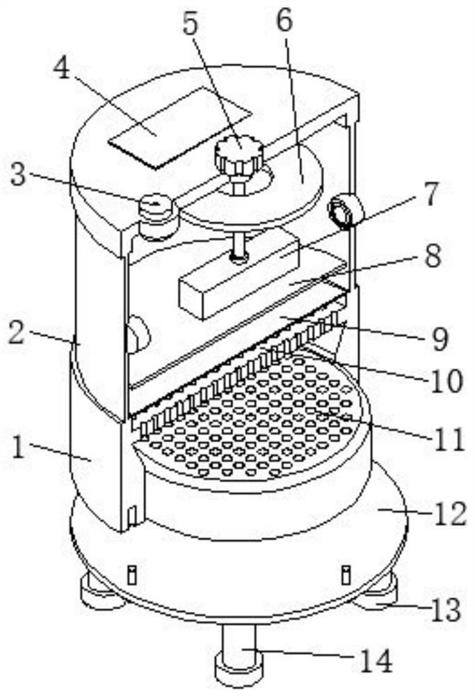 A high school physical magnetic field line simulation device