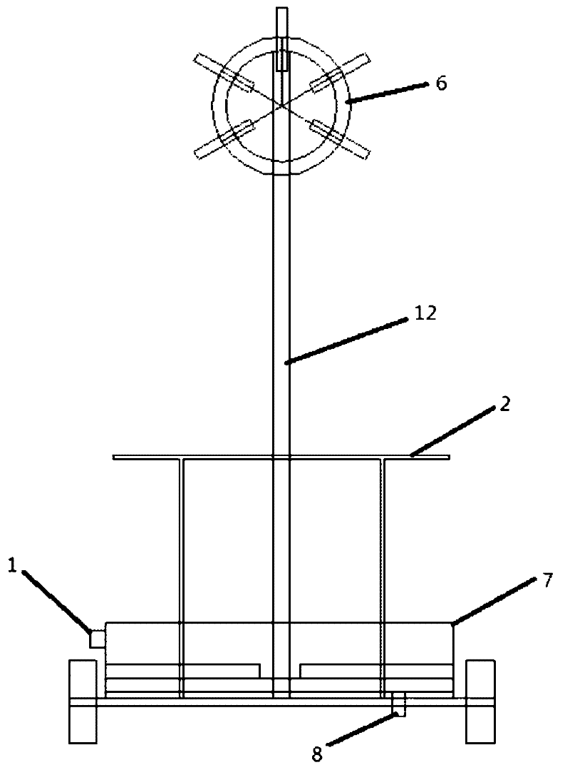 Detecting vehicle for tunnel