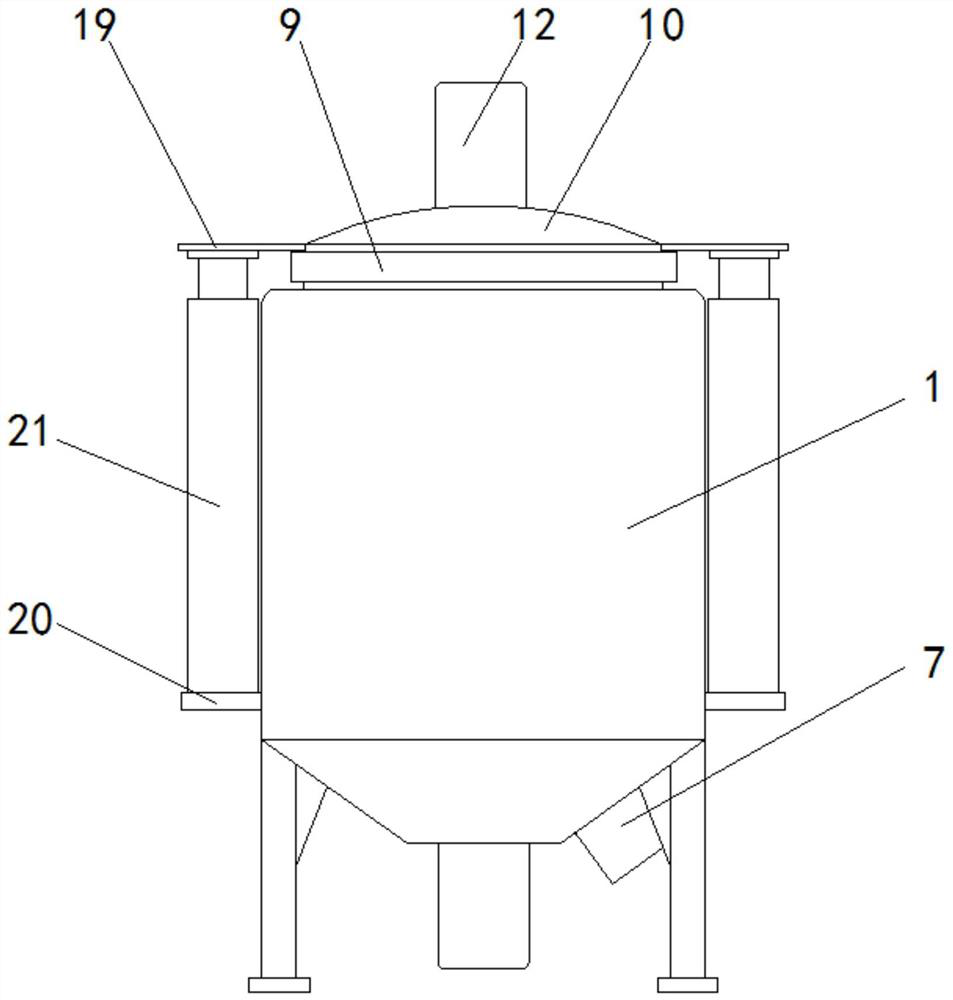 Wall breaking device and method for producing phycocyanin by spirulina cell wall breaking