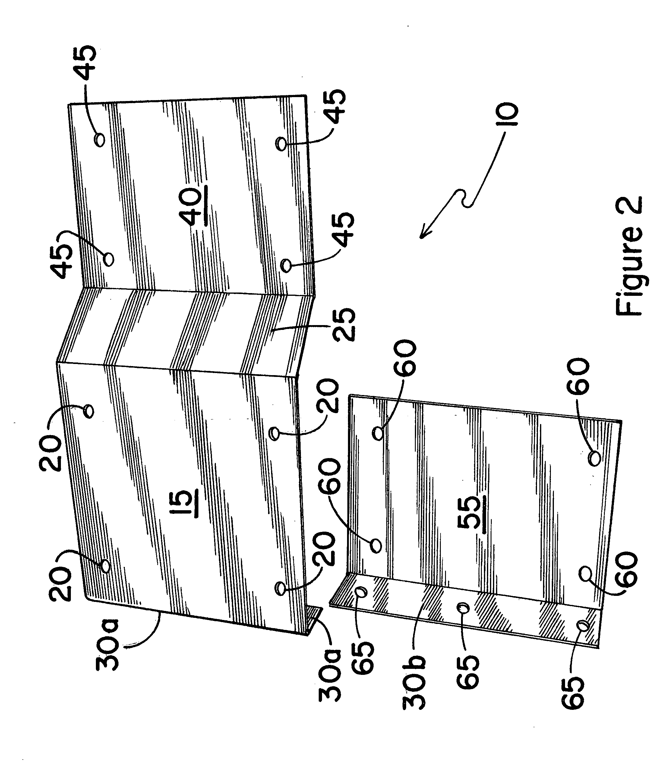 Blind fastener satellite dish mounting device