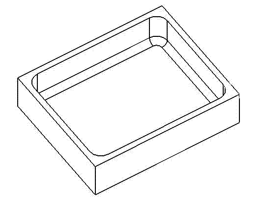 Integrated finish machining method for inner profile and corner of pocket