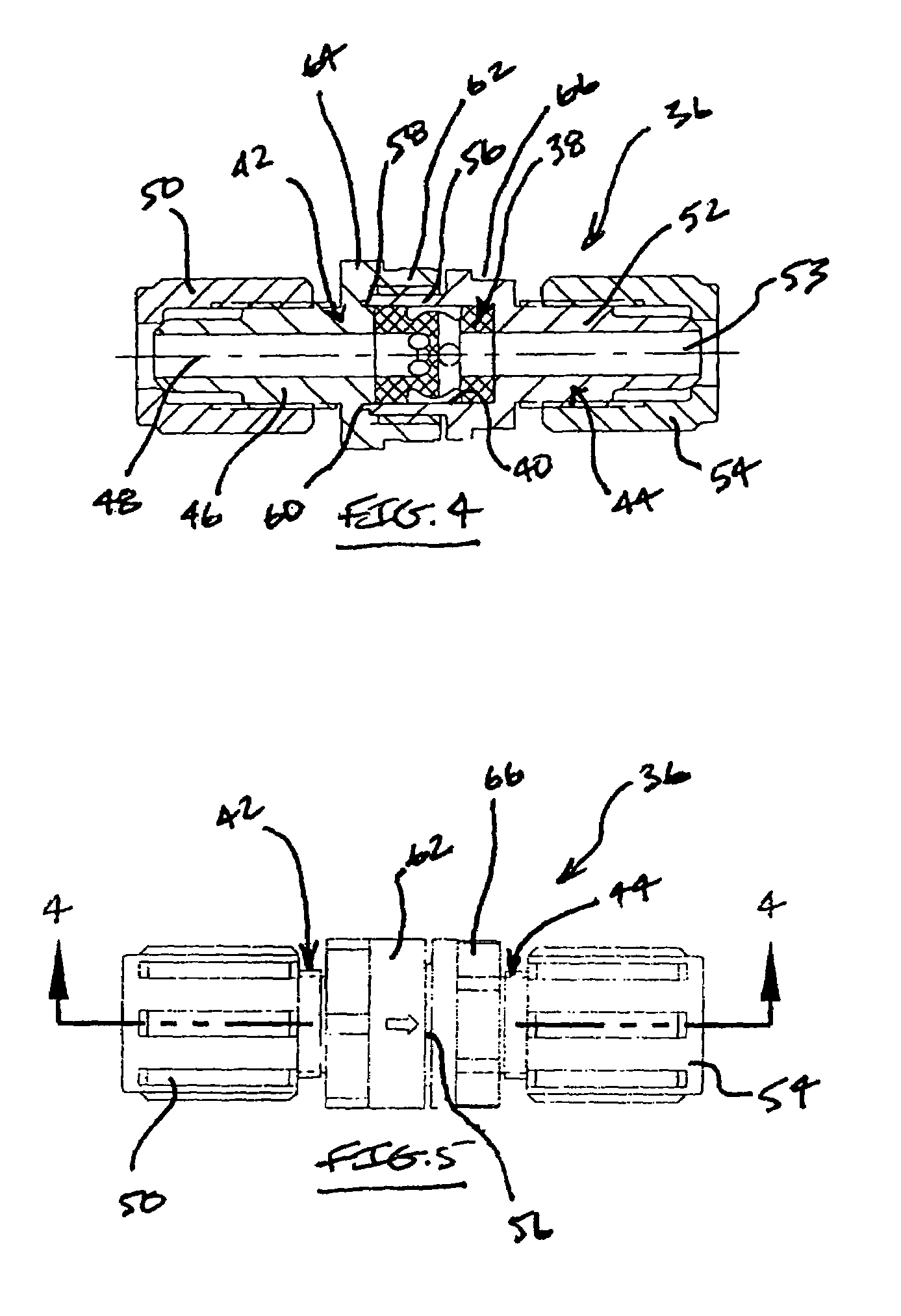 Static mixing device