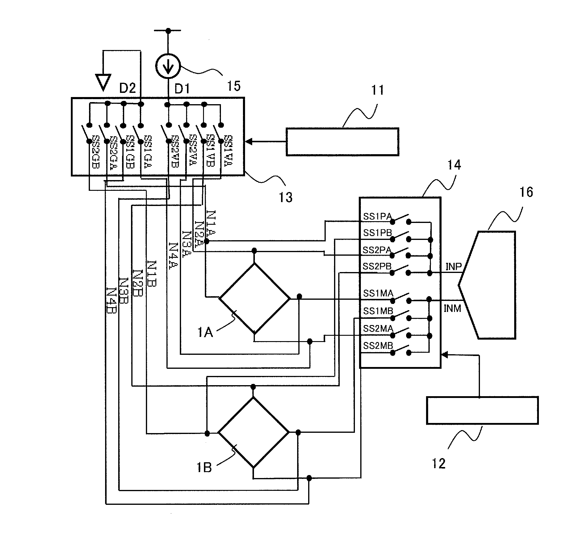 Magnetic sensor circuit