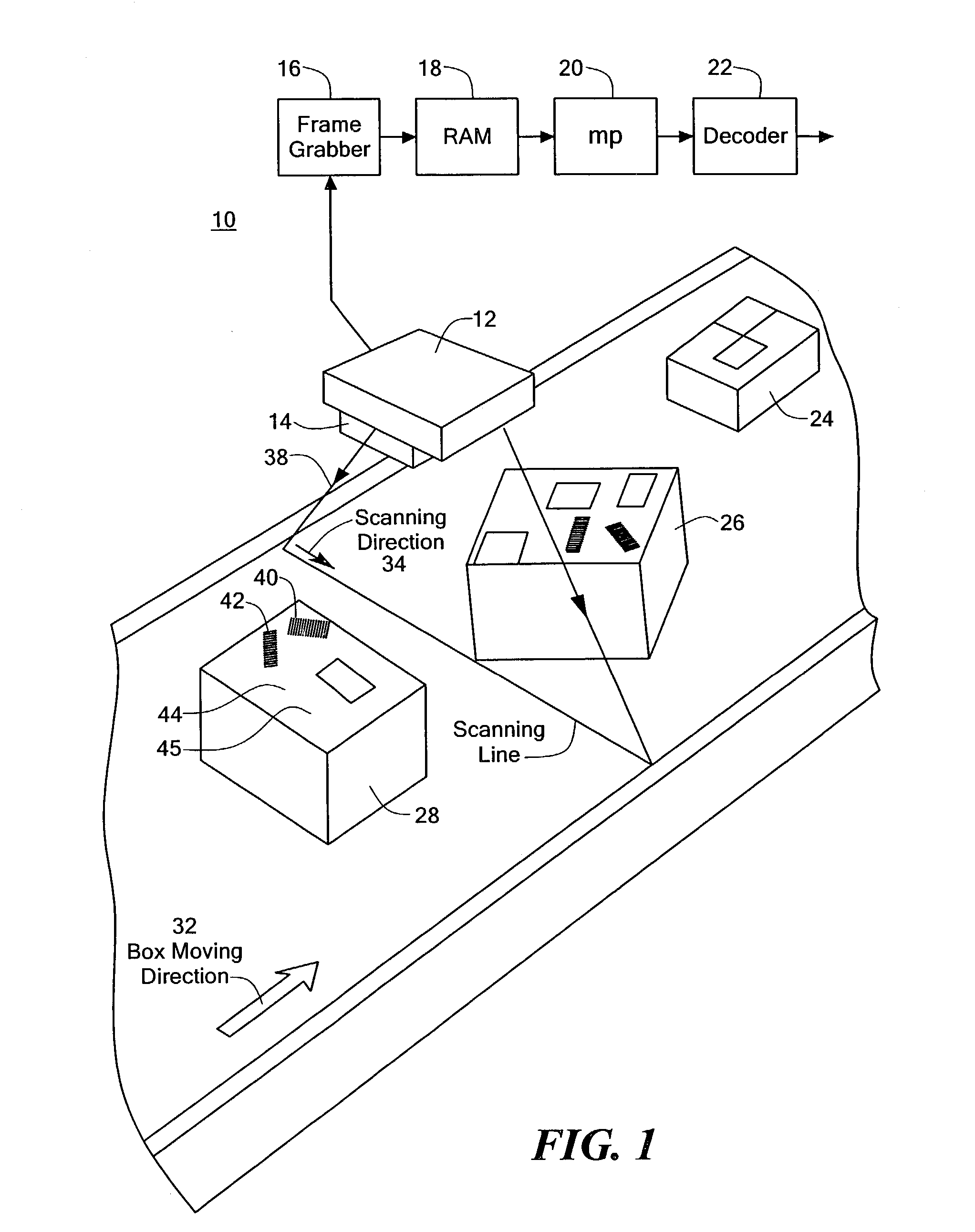 Barcode detection system