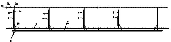 Steel bar binding and corrugated pipe locating device for precasting box girder