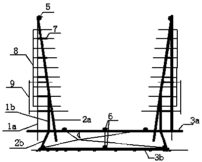 Steel bar binding and corrugated pipe locating device for precasting box girder