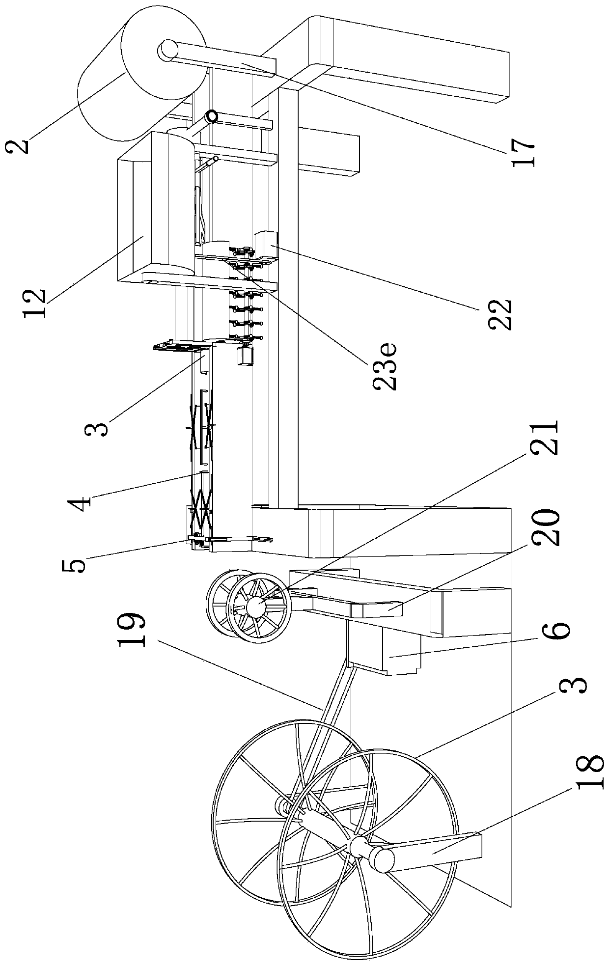 Automatic juvenile mussel wrapping machine