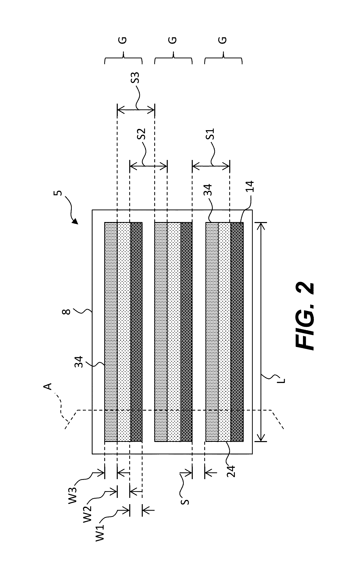 Filled large-format imprinted structure