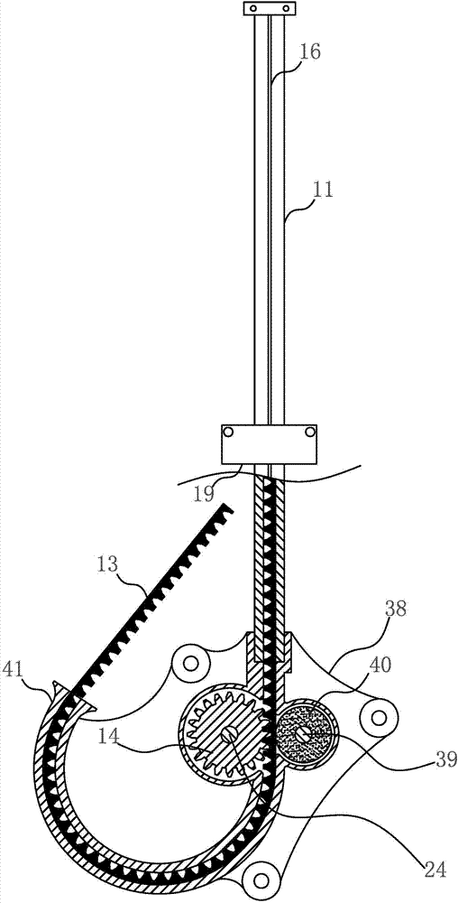 Dual-thrust toothed belt type lifter with buffering gear and self-adoptive sliding block