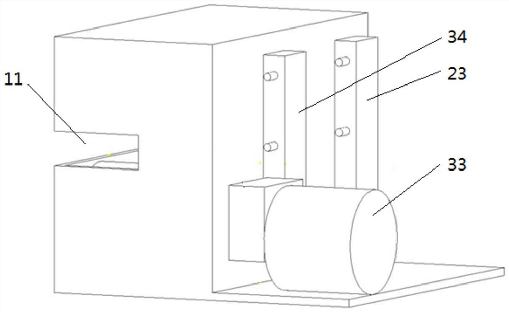 Remote dismounting device and process for bead stringing rope of diamond rope sawing machine