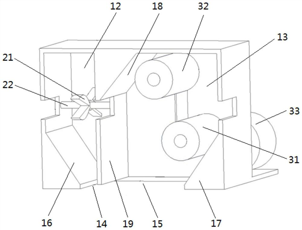 Remote dismounting device and process for bead stringing rope of diamond rope sawing machine