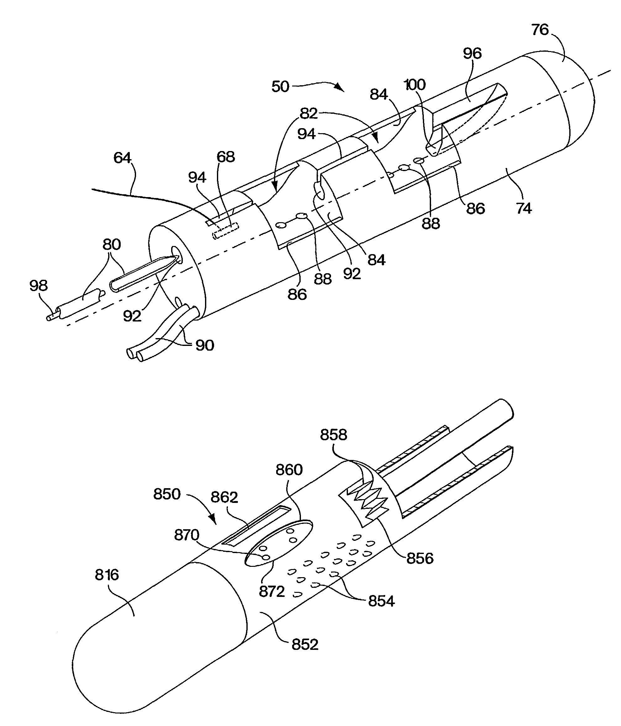 Endoscopic tissue apposition device with multiple suction ports