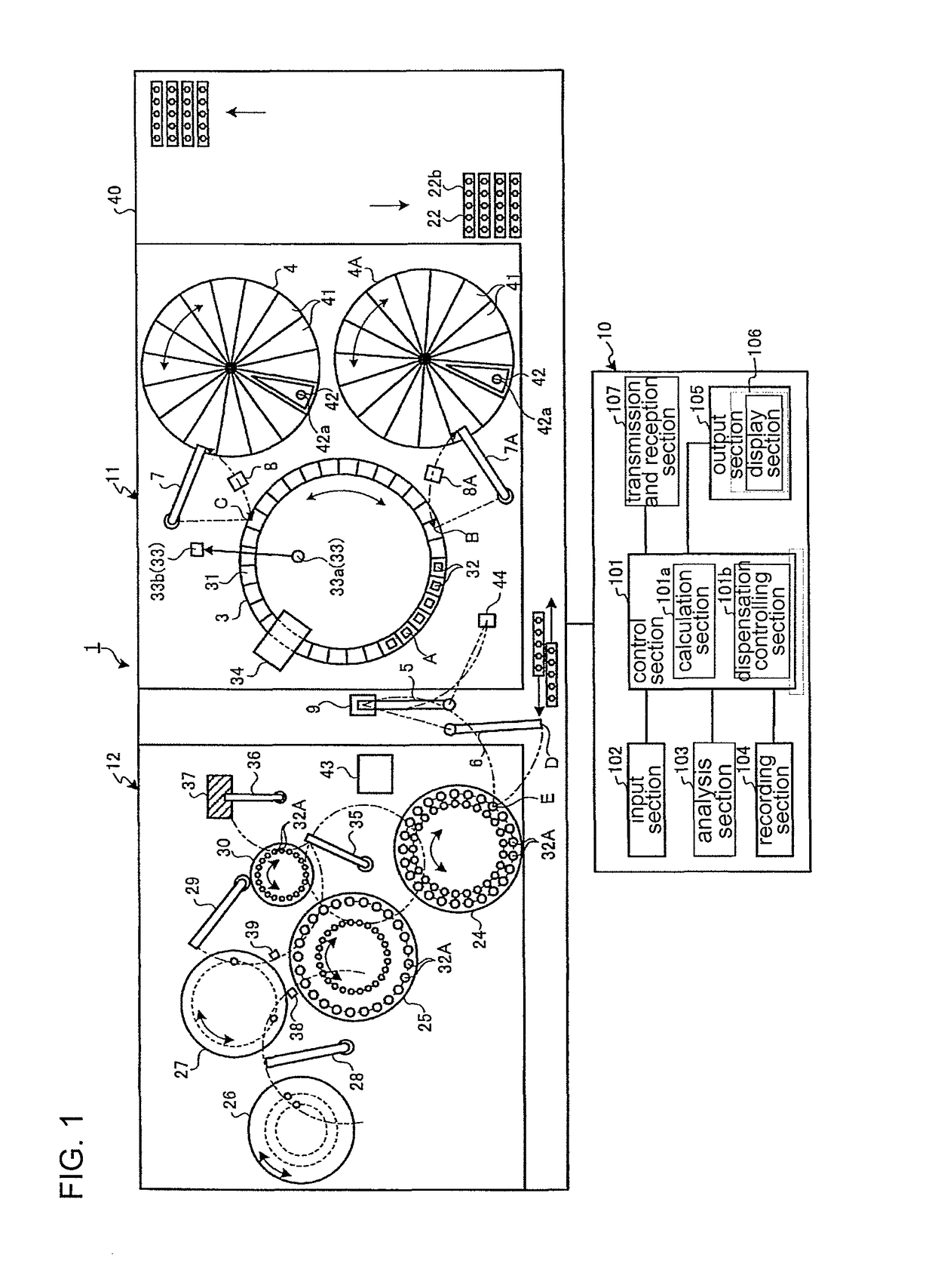 Automatic analyzer and sample dispensing method for the automatic analyzer