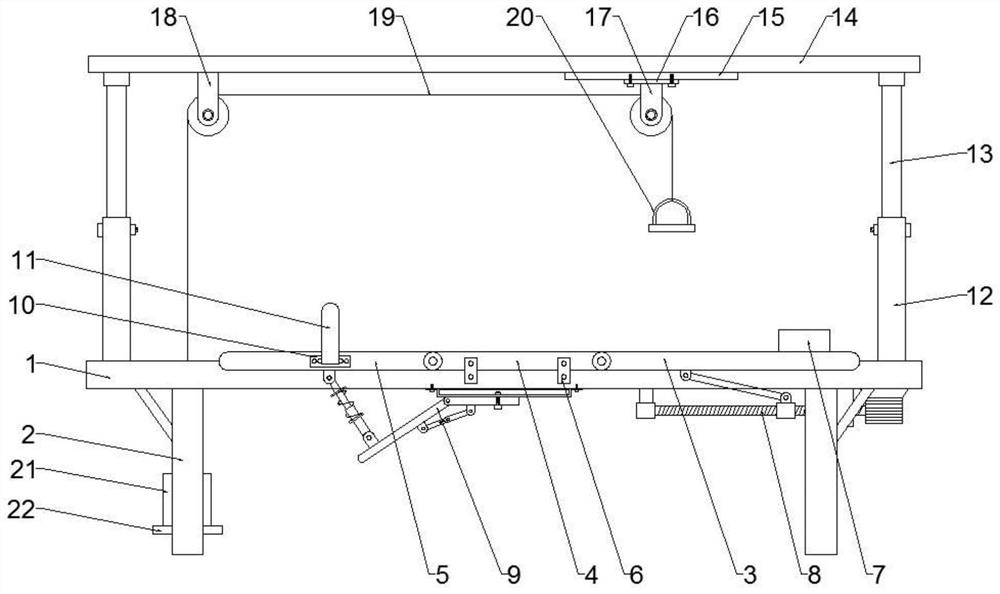 Rehabilitation training device for knee joints