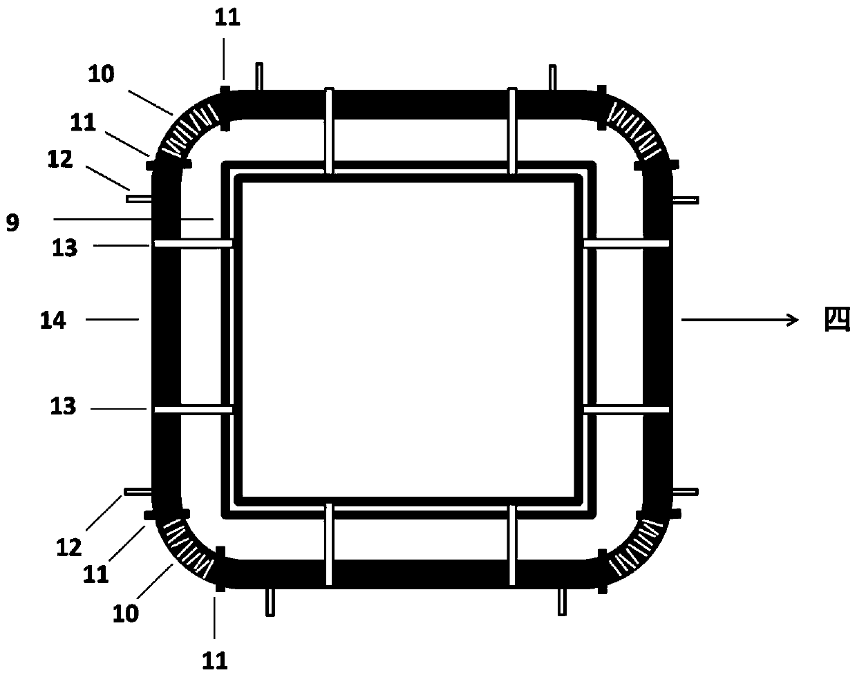 A flow reaction device for the formation and growth of new particles in atmospheric aerosols