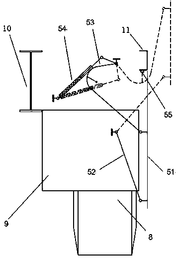 An air guiding device applied to a van trailer