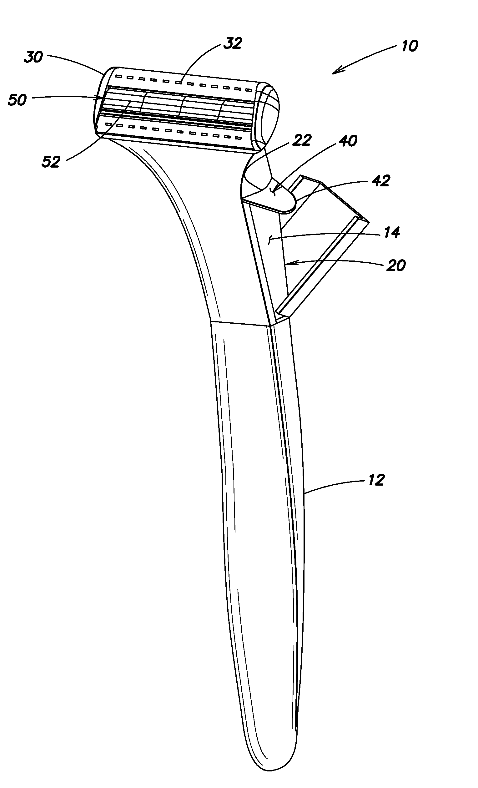 Replacement cartridge for a safety razor