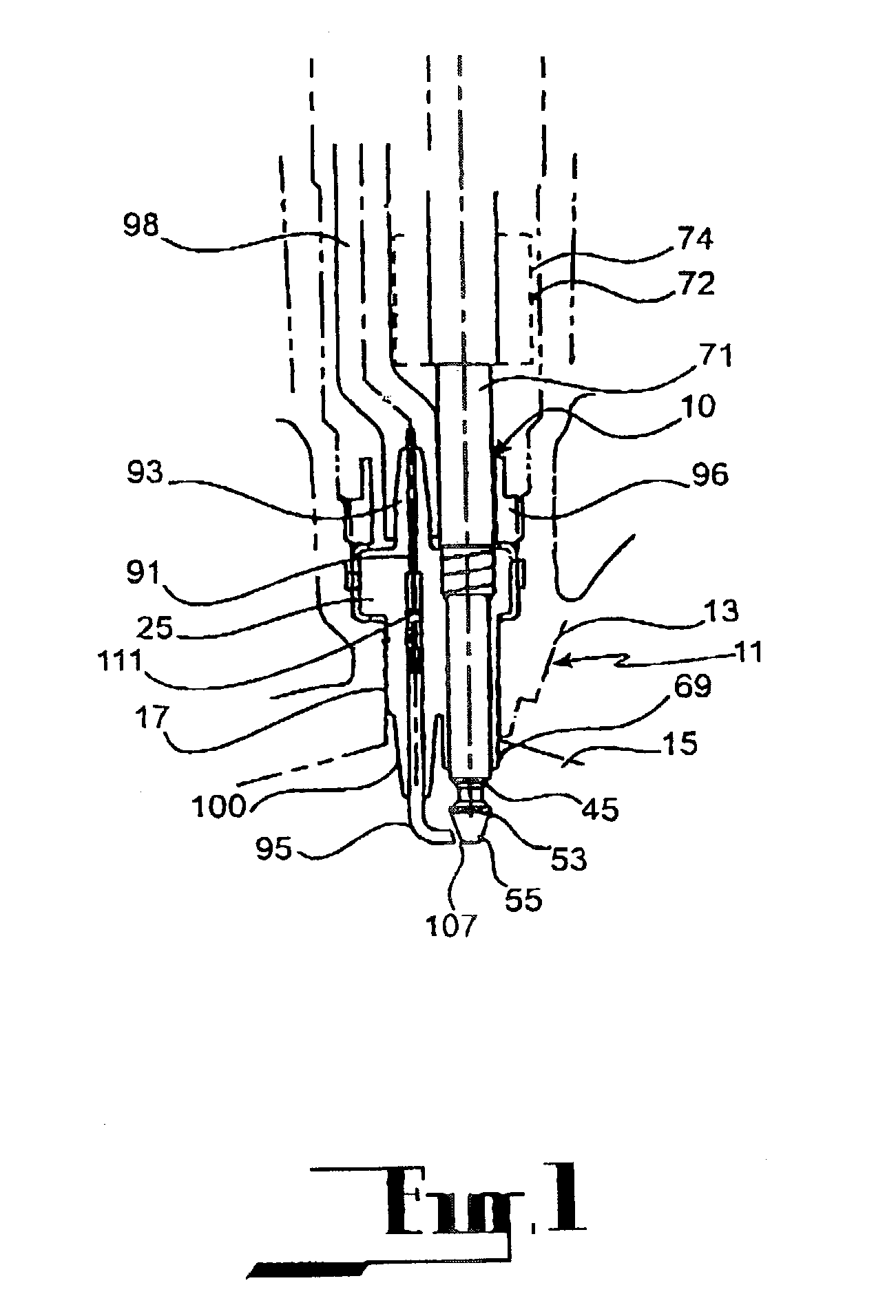 Combined fuel injection and ignition means