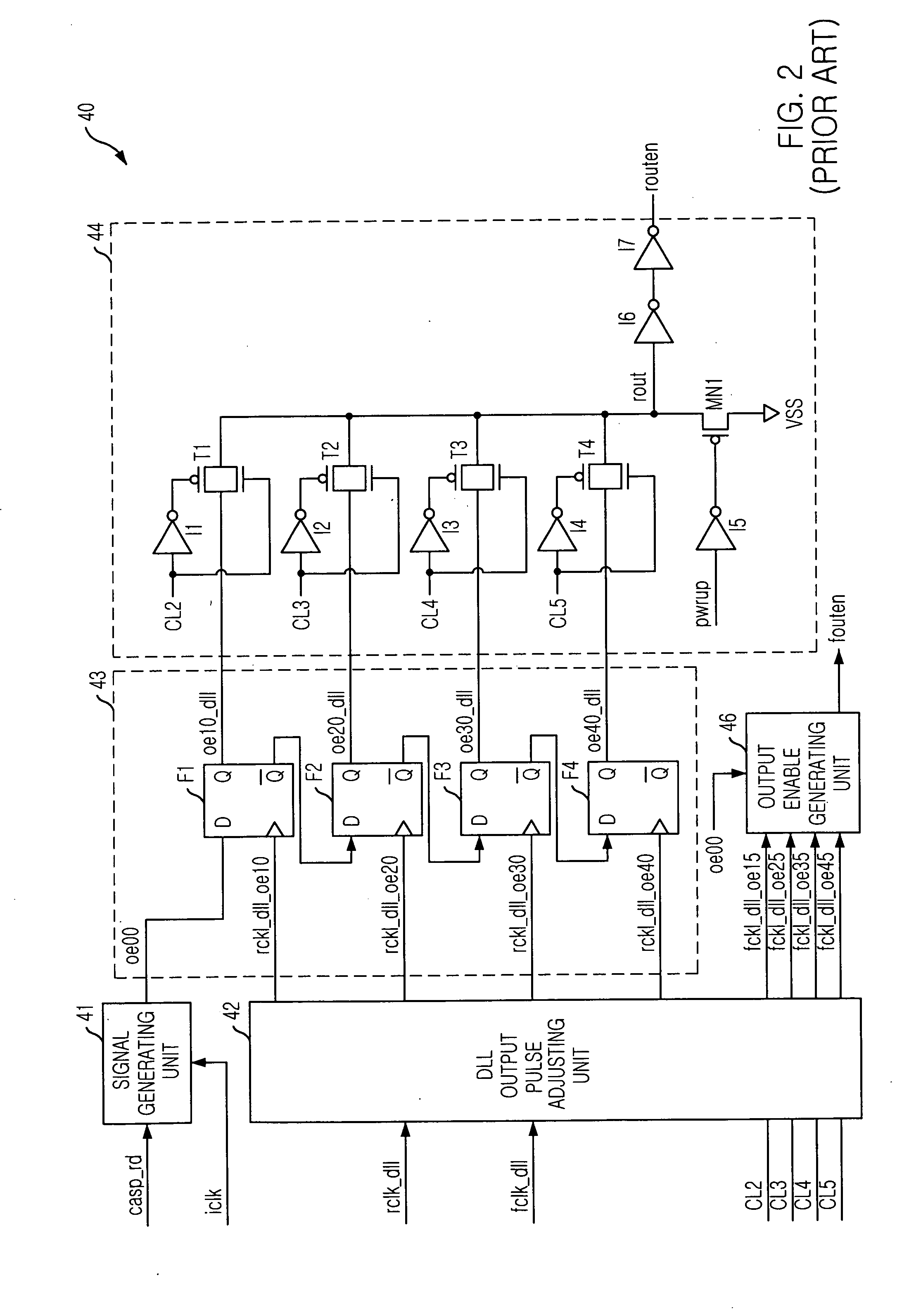 Semiconductor memory device for controlling output timing of data depending on frequency variation