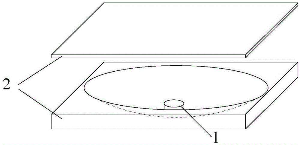 All-metal broadband high-gain low-profile resonant antenna