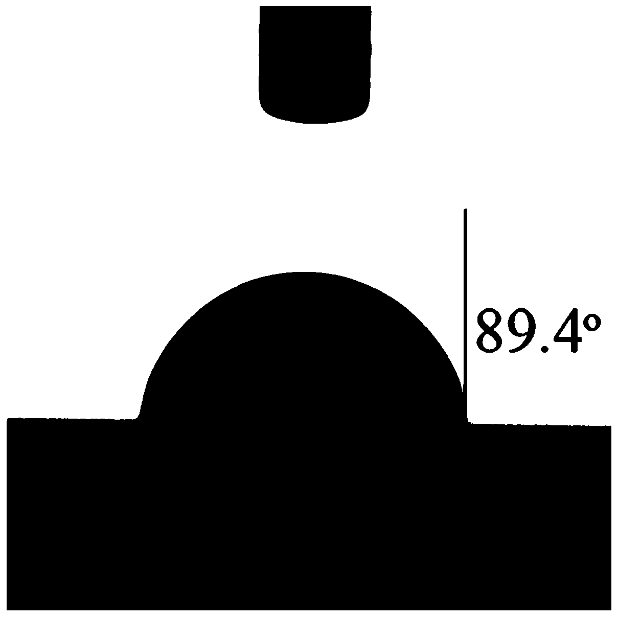 Silicon wafer surface treatment method for graphene in-situ growth