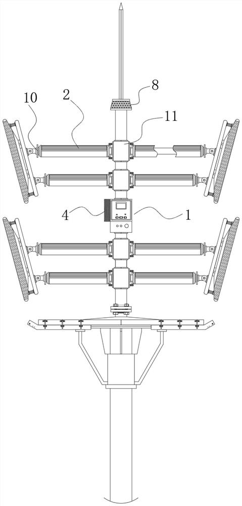 Safety protection device of electronic information engineering signal tower