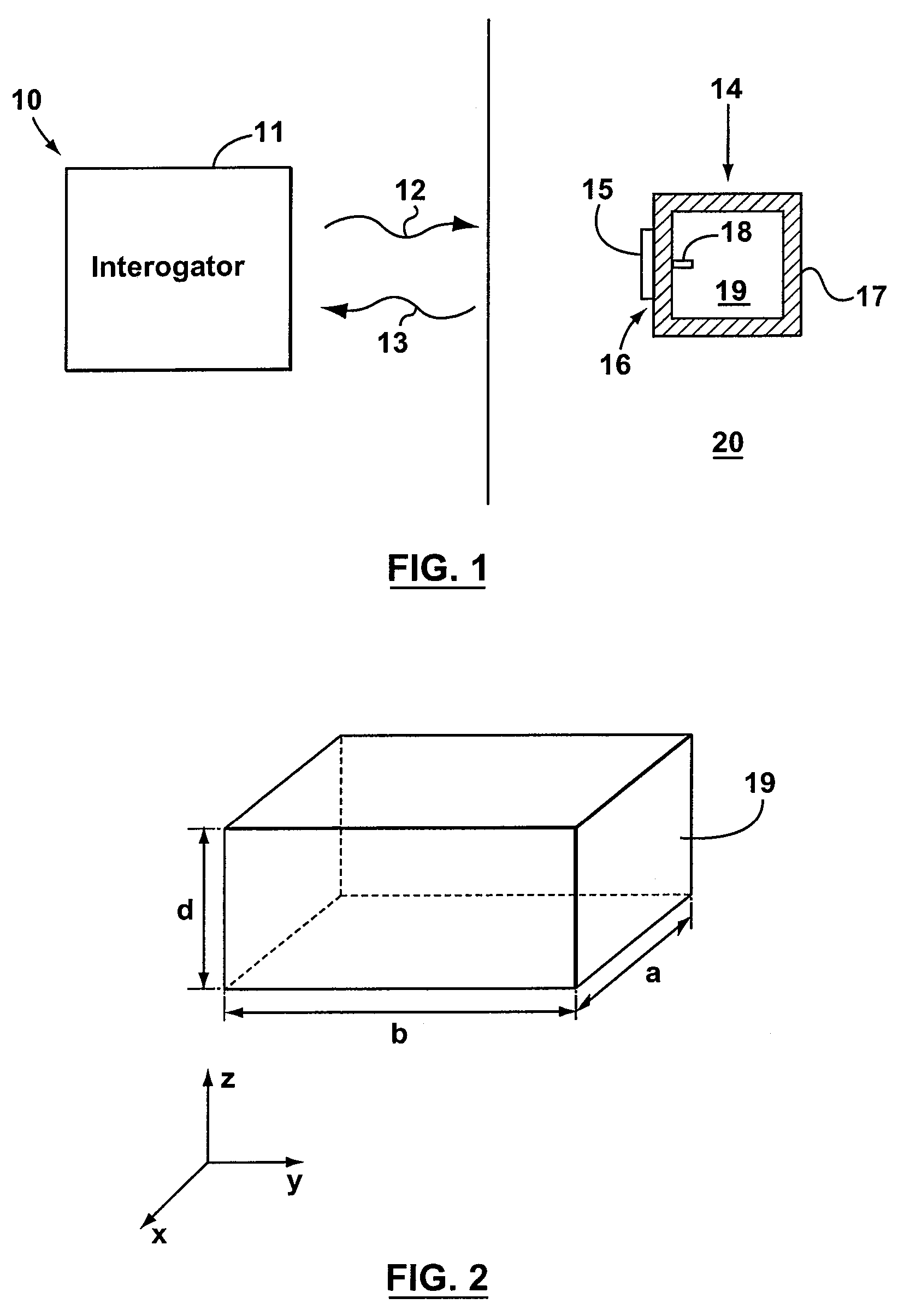 Sensing system based on multiple resonant electromagnetic cavities